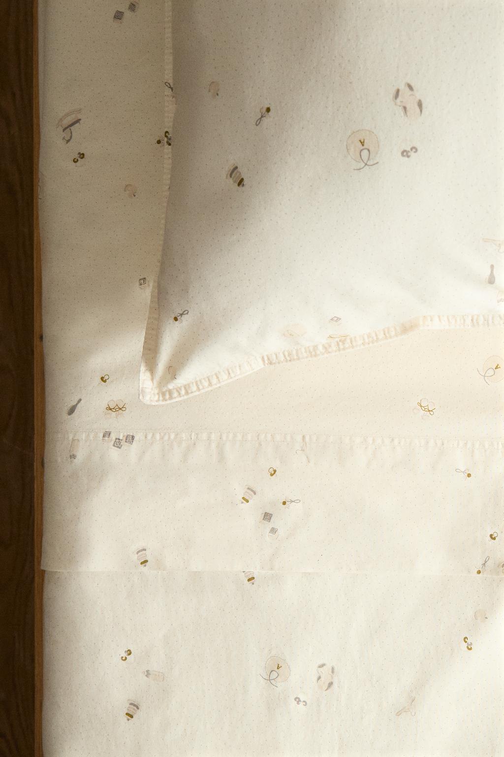 Детское простынь с принтом