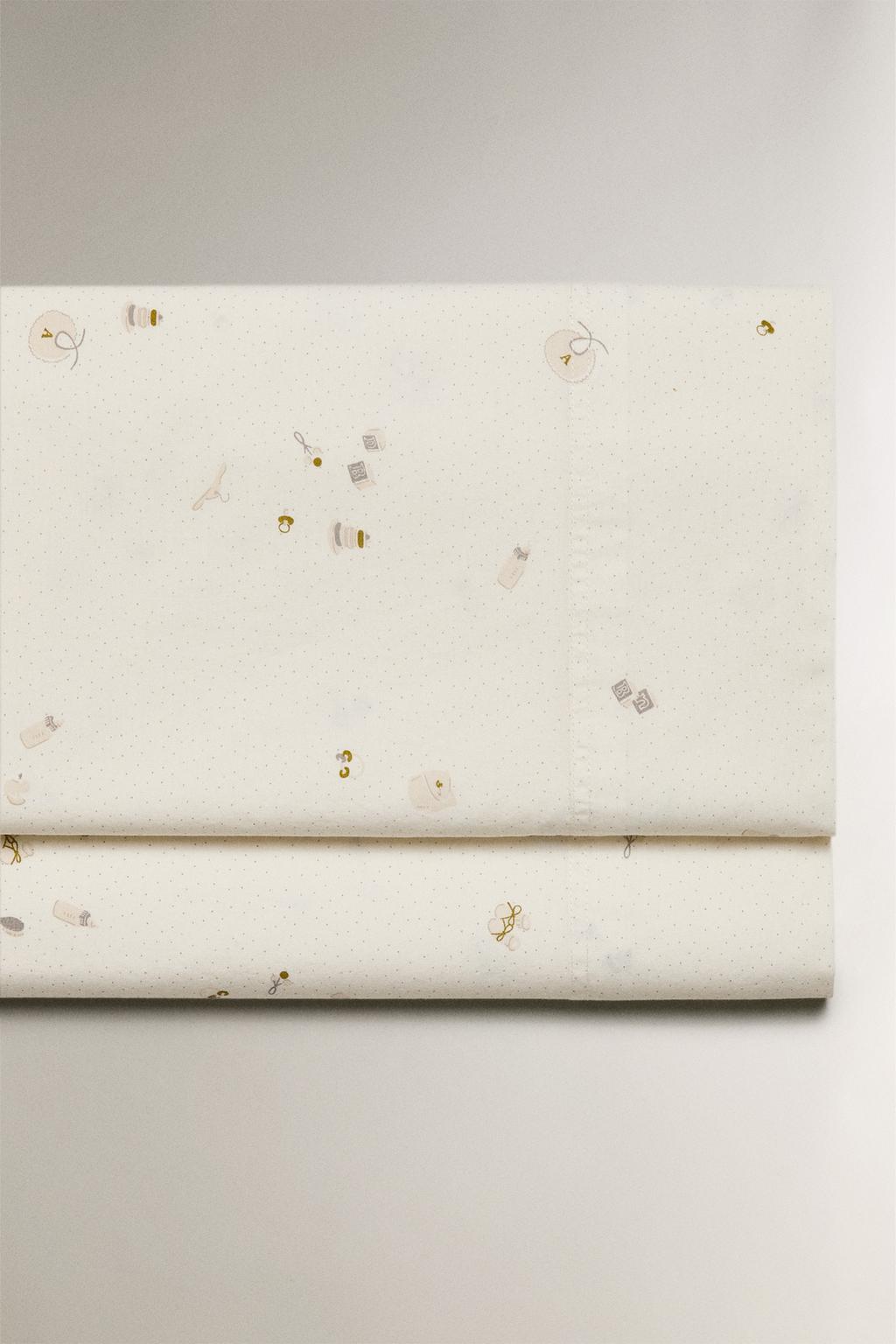 Детское простынь с принтом