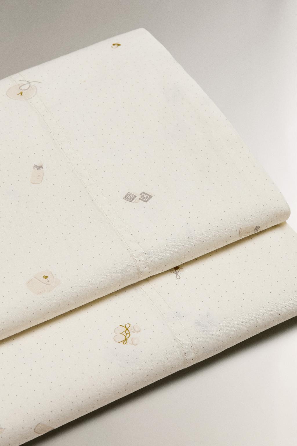 Детское простынь с принтом