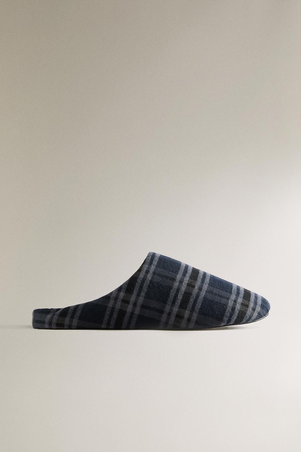 Туфли-мюли в клетку