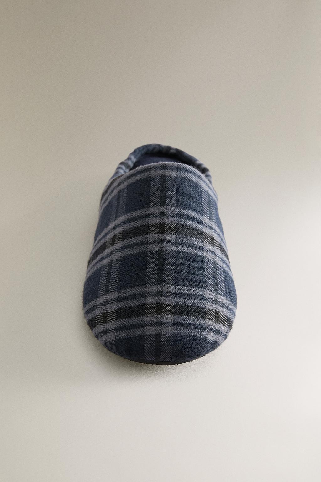 Туфли-мюли в клетку