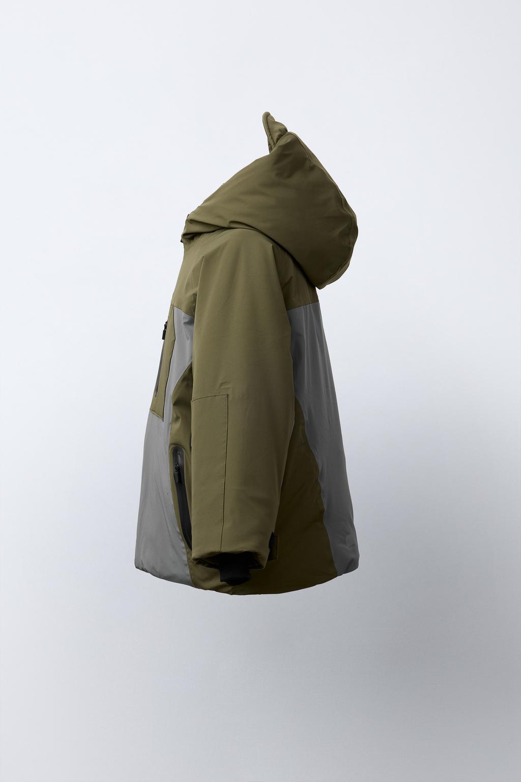 Куртка с капюшоном в водонепроницаемой и ветрозащитной цветовой гамме recco® system коллекции лыжной одежды