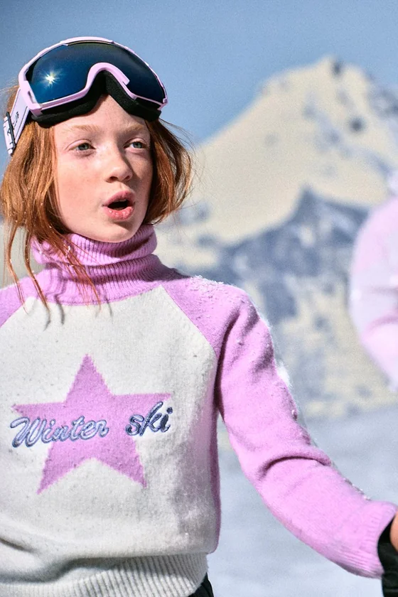СВИТЕР В СТИЛЕ COLOR BLOCK — SKI COLLECTION