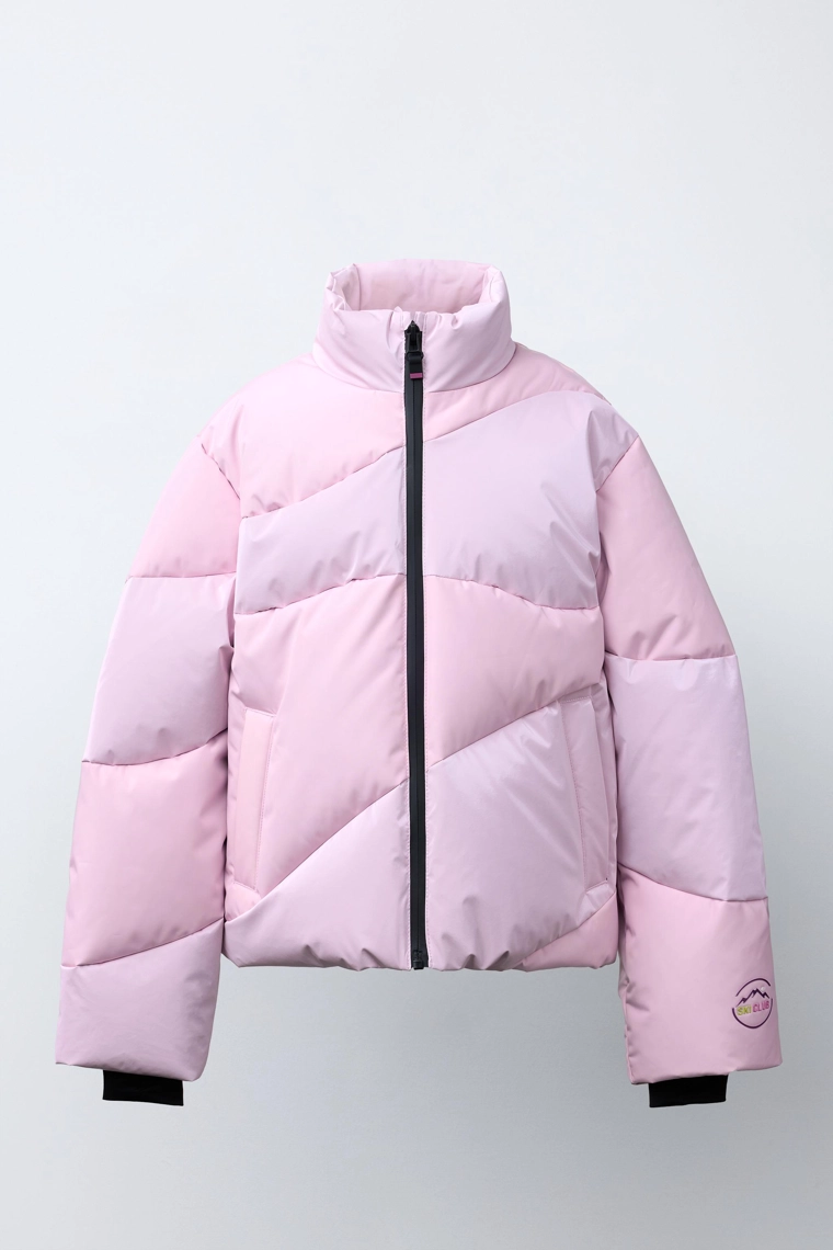 Пуховик из пуха и пера, водонепроницаемый, ветрозащитный, коллекция SKI