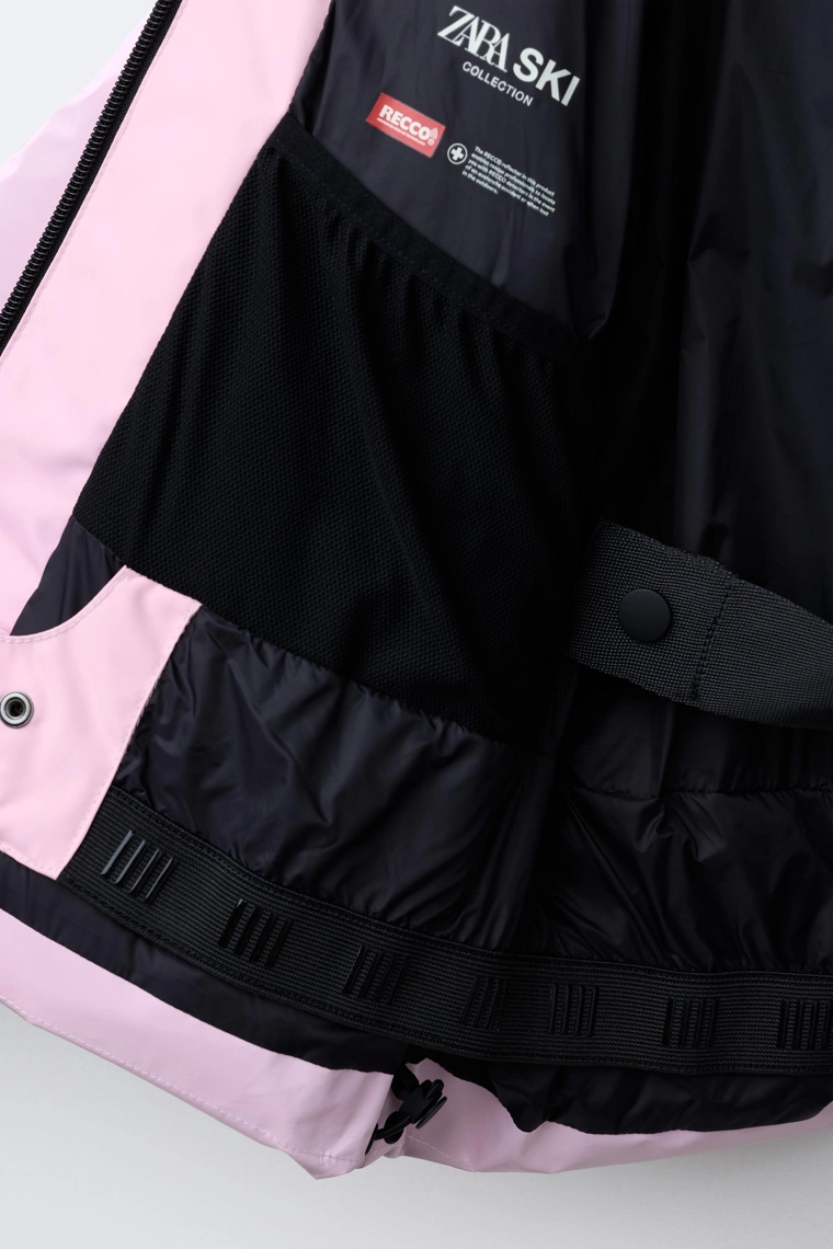 Пуховик из пуха и пера, водонепроницаемый, ветрозащитный, коллекция SKI