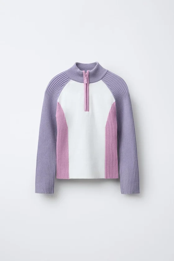 СВИТЕР ИЗ ТРИКОТАЖА В СТИЛЕ КОЛОР-БЛОК — SKI COLLECTION