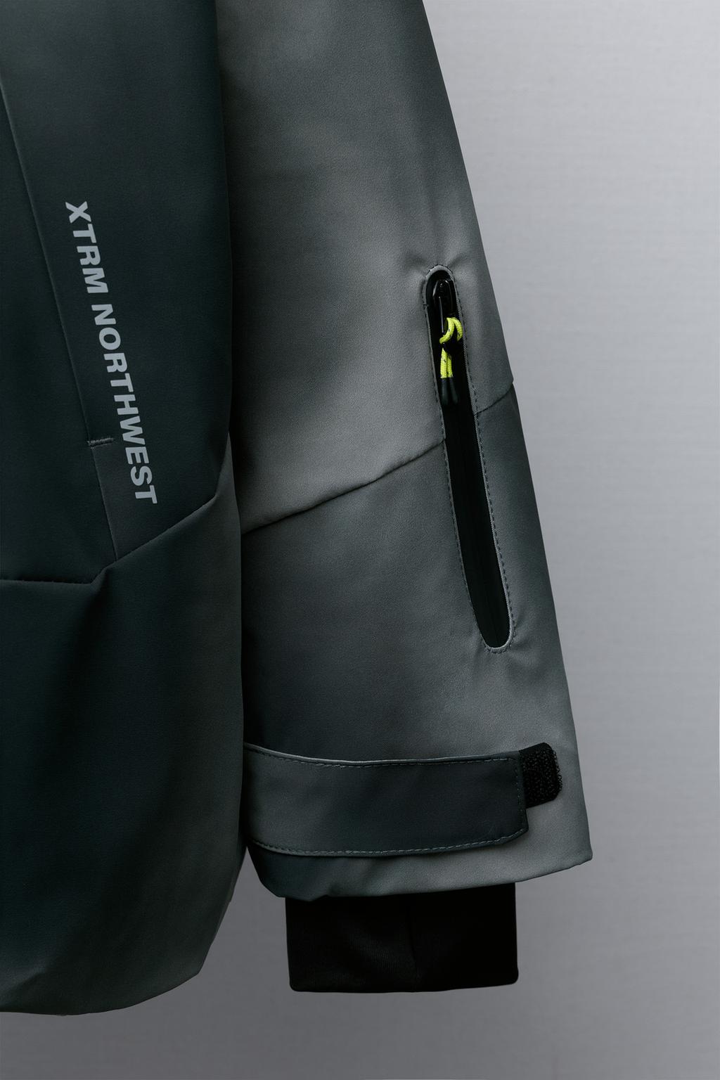 КУРТКА С КАПЮШОНОМ TIE DYE WATER RESISTANT И WINDPROOF RECCO® SYSTEM SKI COLLECTION