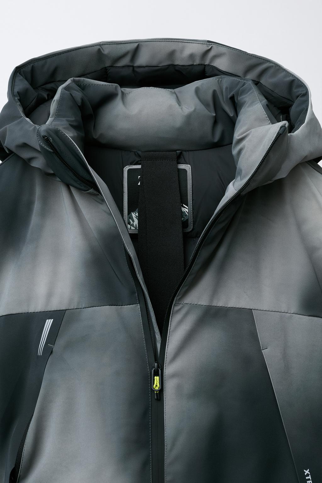 КУРТКА С КАПЮШОНОМ TIE DYE WATER RESISTANT И WINDPROOF RECCO® SYSTEM SKI COLLECTION