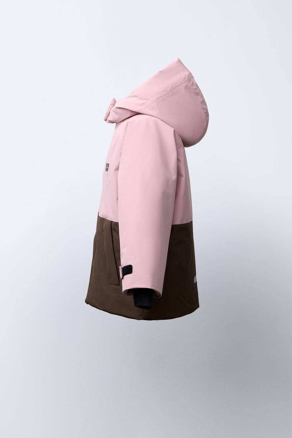 КУРТКА С КАПЮШОНОМ WATERPROOF И WINDPROOF В СТИЛЕ COLOR BLOCK SKI COLLECTION