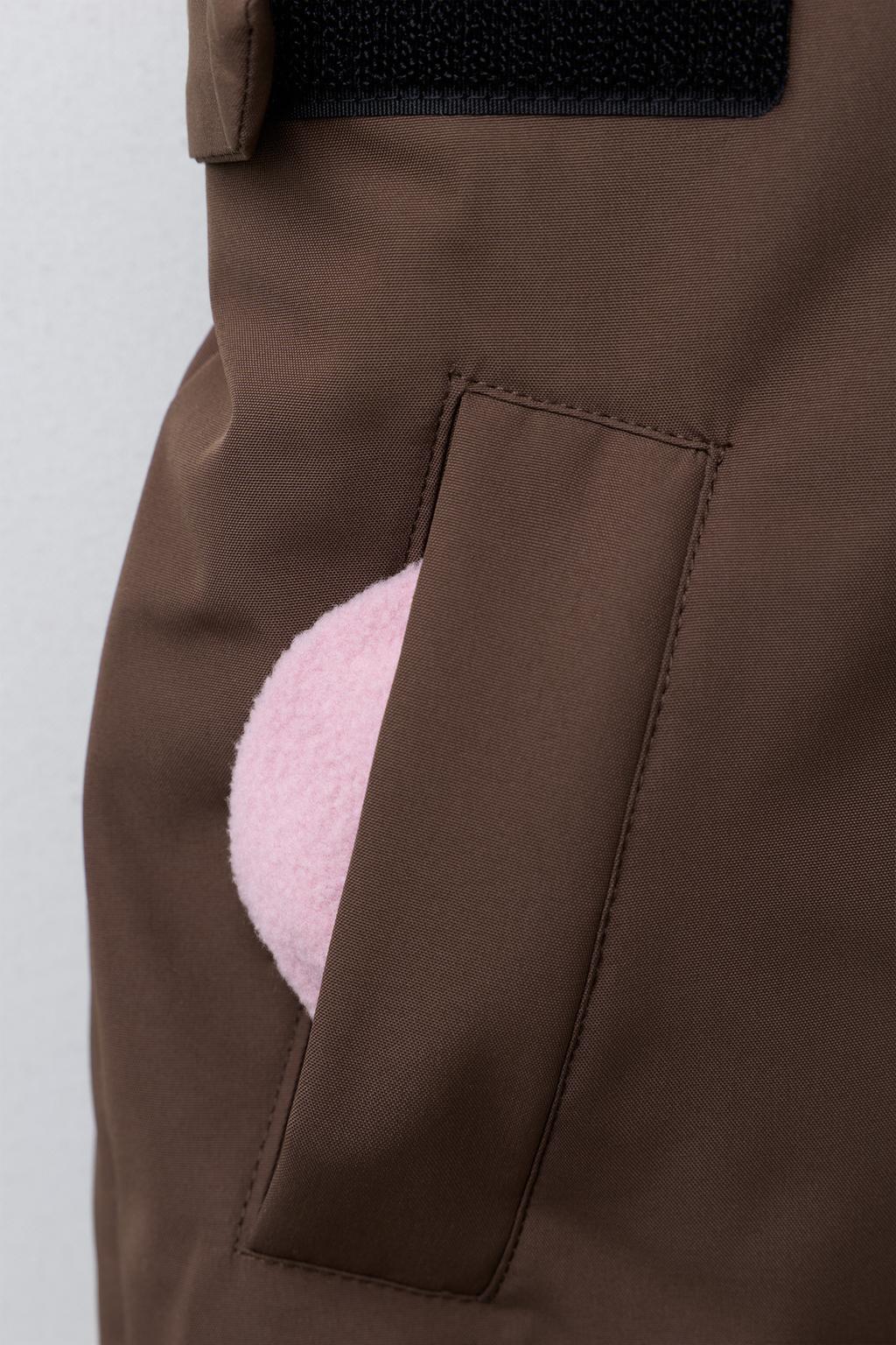 Длинные водонепроницаемые и ветрозащитные брюки-слипы с карманами recco® system из коллекции лыжной одежды