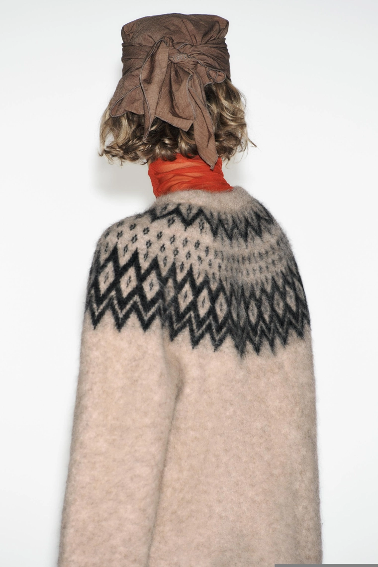 СВИТЕР ИЗ АЛЬПАКИ С ЖАККАРДОВЫМ УЗОРОМ — SKI COLLECTION