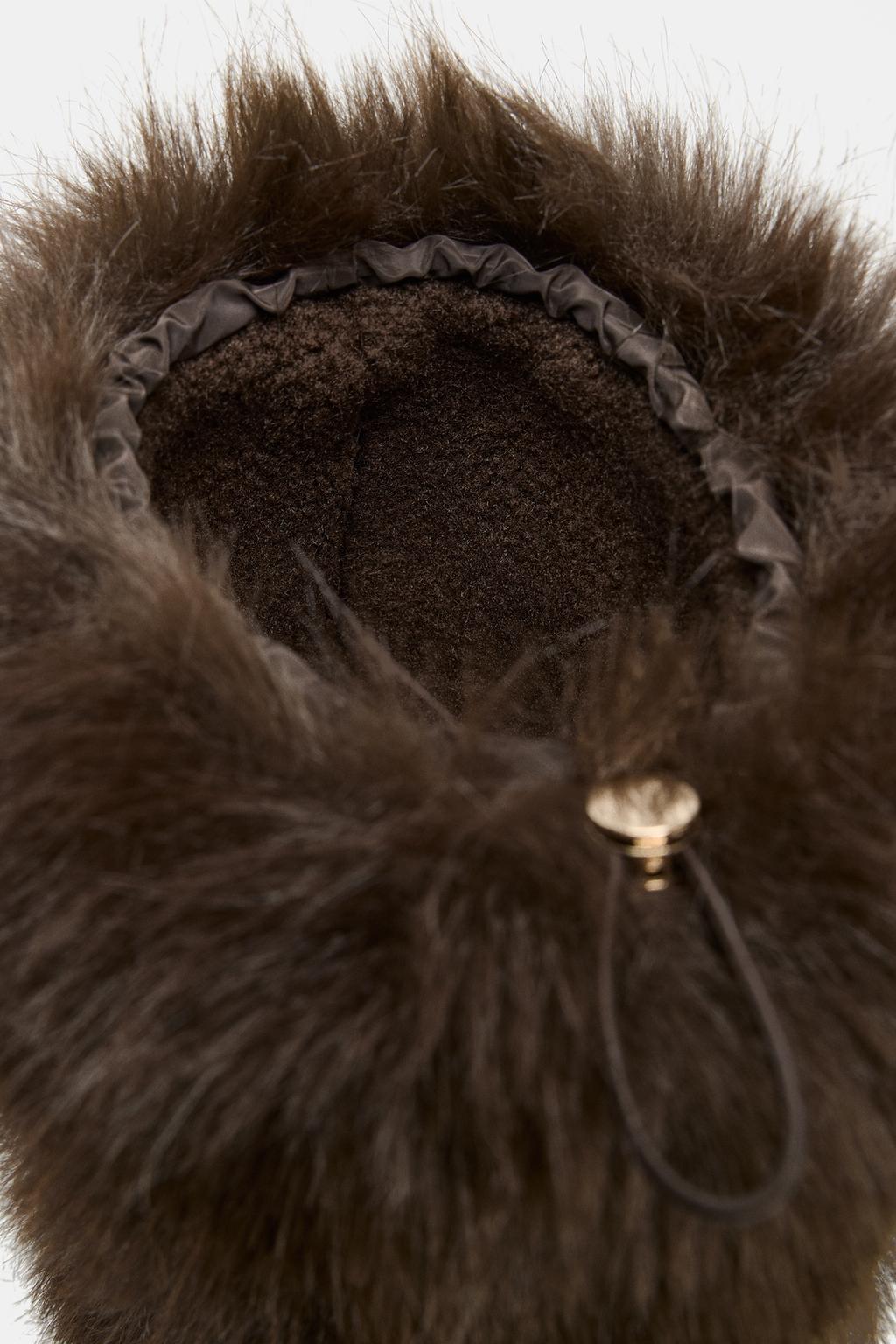 САПОГИ ИЗ ИСКУССТВЕННОГО МЕХА — SKI COLLECTION