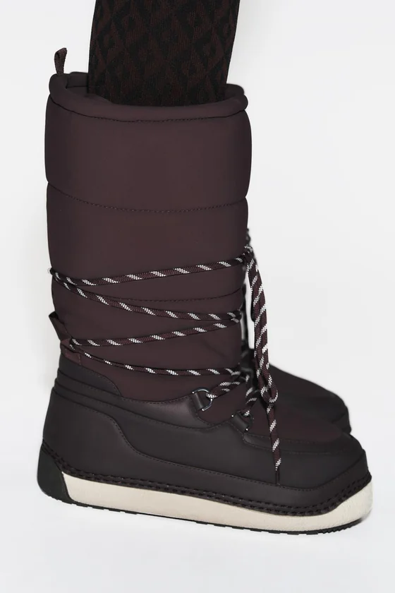 БОТИНКИ НА ШНУРОВКЕ SKI COLLECTION