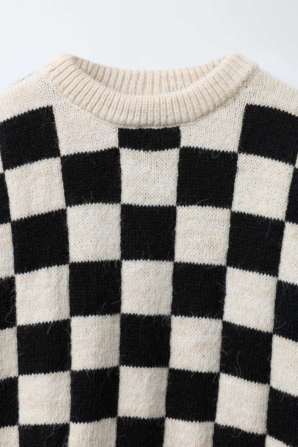 СВИТЕР В КЛЕТКУ «ДАМКА»