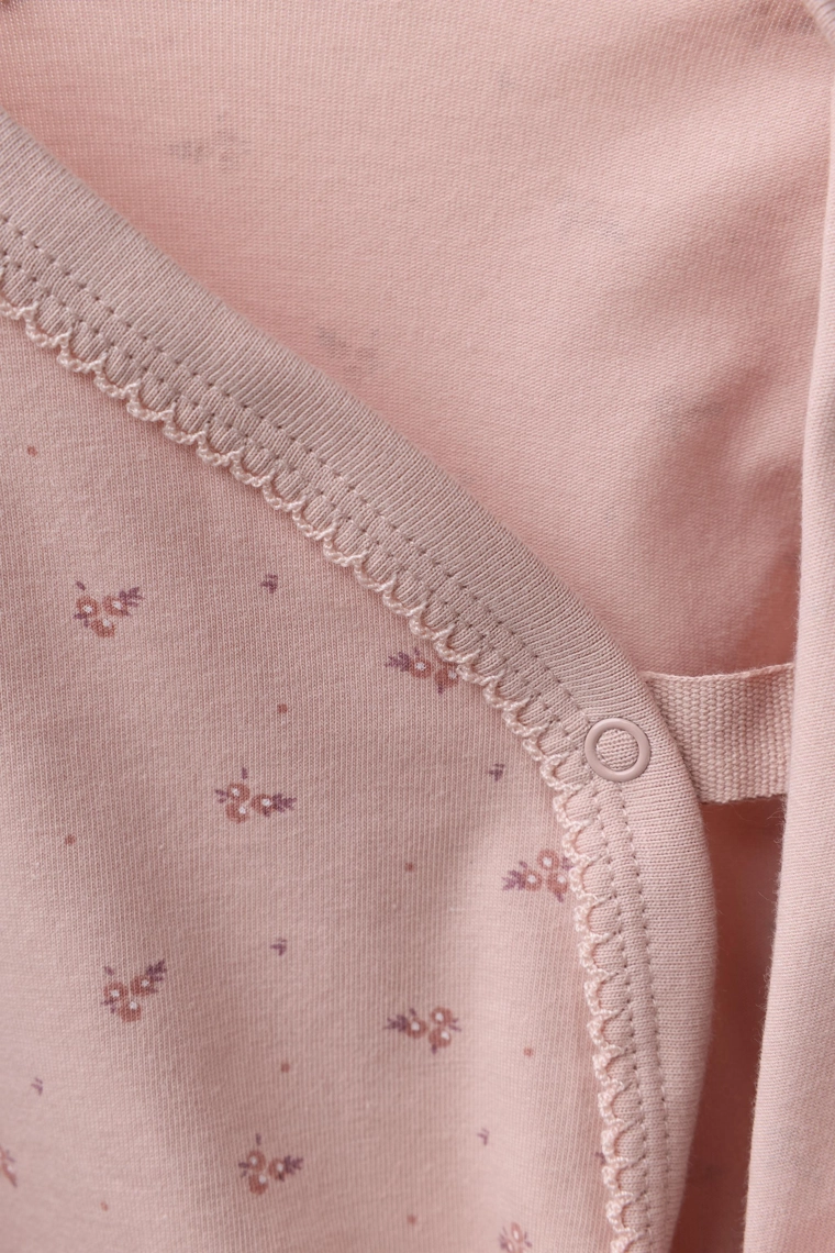 НАБОР ИЗ ТРЕХ БОДИ-КИМОНО С ЦВЕТОЧНЫМ ПРИНТОМ