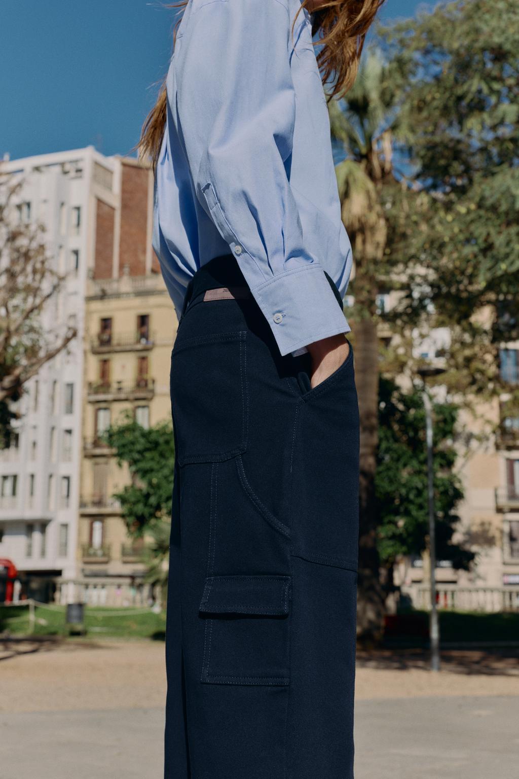 БРЮКИ КАРГО С ПОЯСОМ