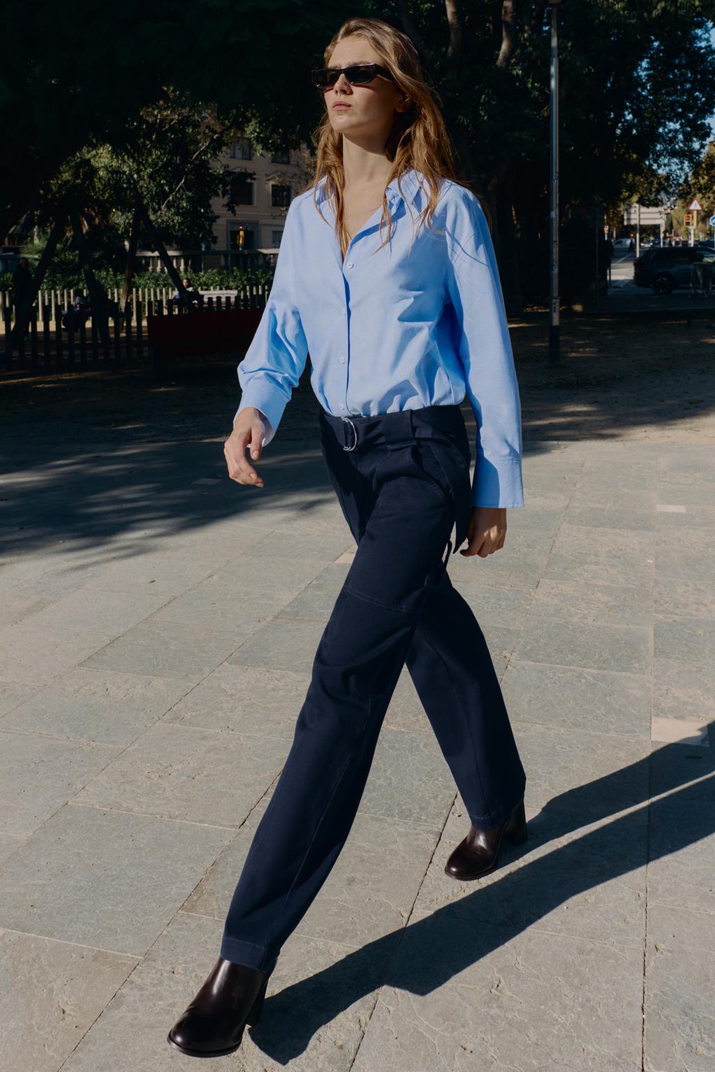 БРЮКИ КАРГО С ПОЯСОМ