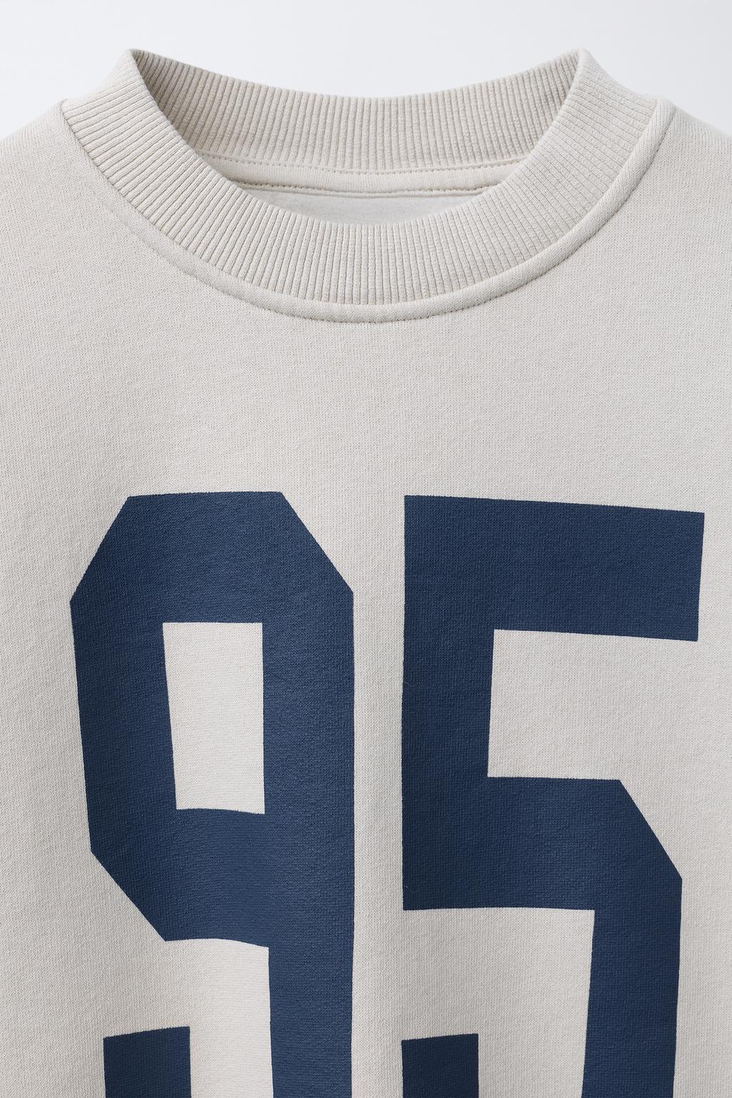 ТОЛСТОВКА С ПРИНТОМ «ЦИФРА»