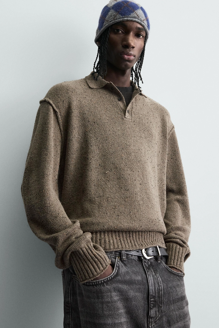 ТРИКОТАЖНОЕ ПОЛО СВОБОДНОГО КРОЯ