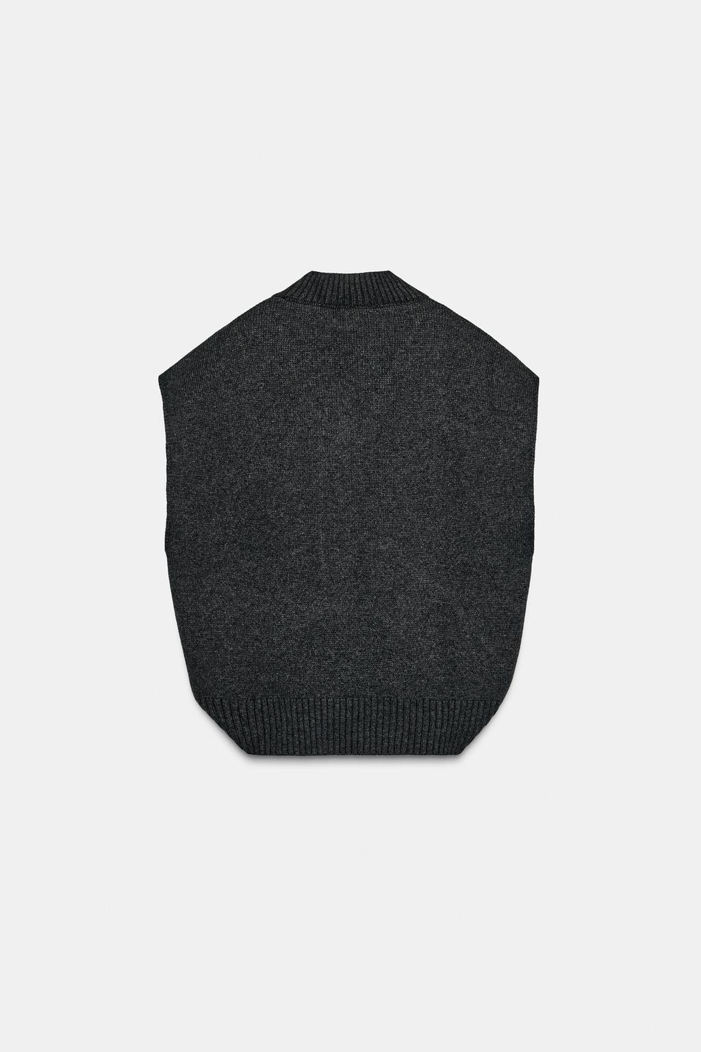 Приталенный жилет из шерсти
