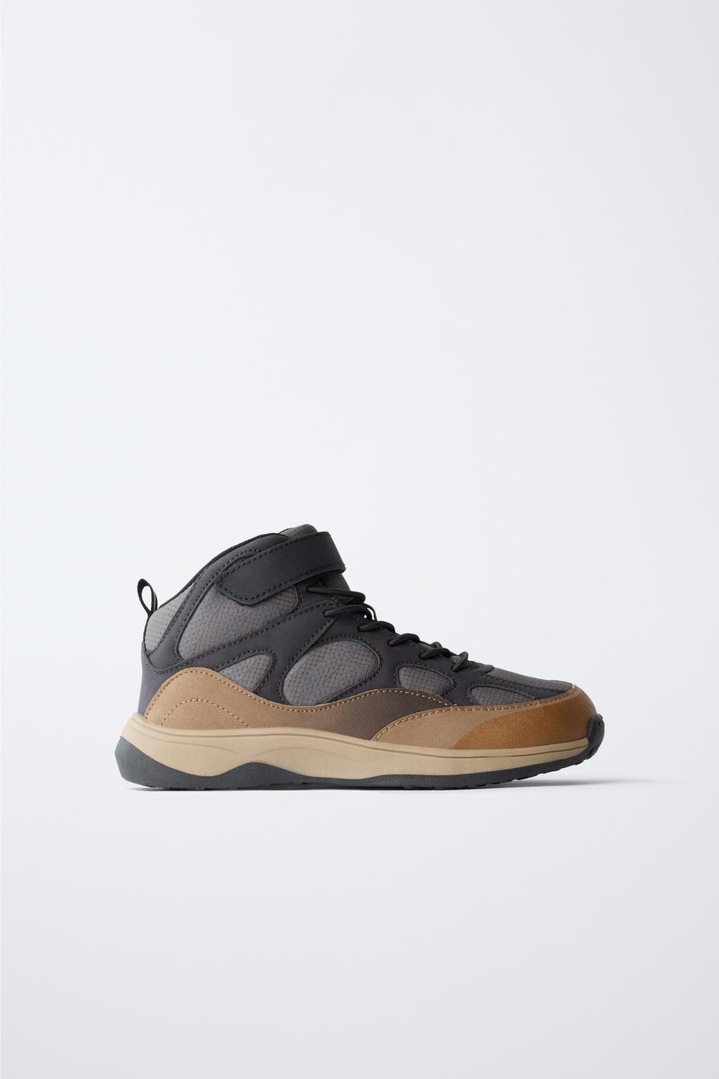 ВЫСОКИЕ СПОРТИВНЫЕ КЕДЫ КОНТРАСТНЫЕ