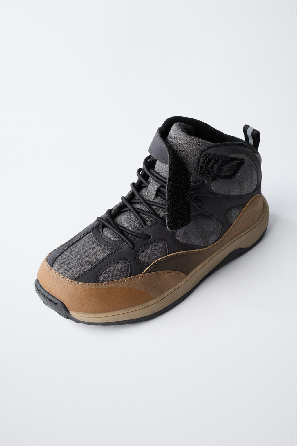 ВЫСОКИЕ СПОРТИВНЫЕ КЕДЫ КОНТРАСТНЫЕ