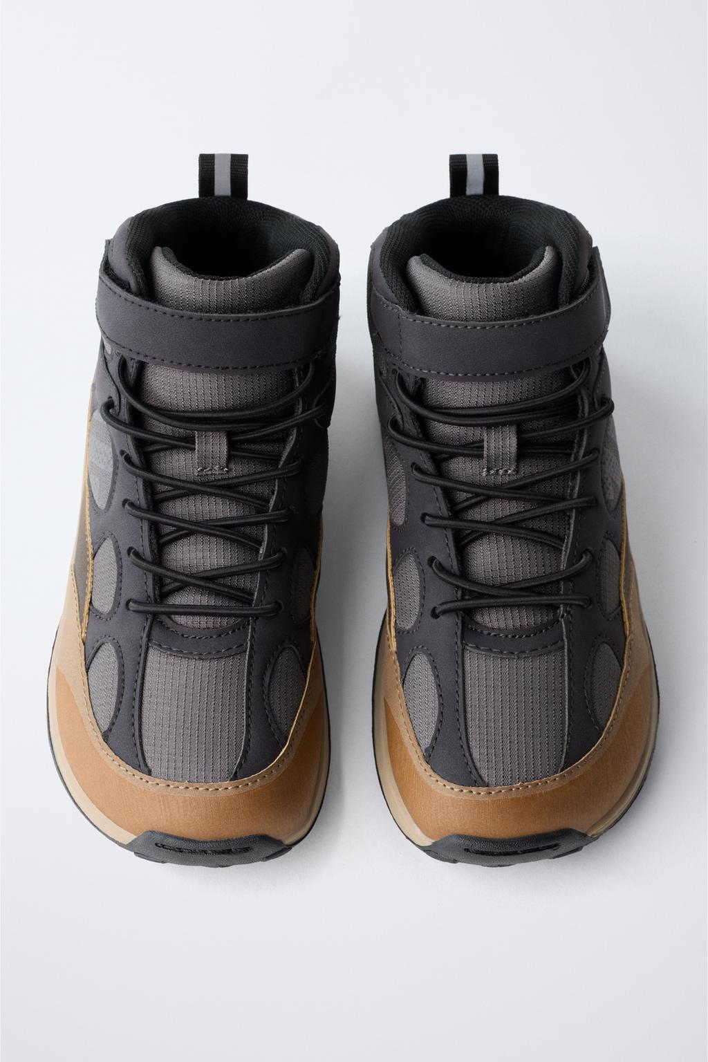 ВЫСОКИЕ СПОРТИВНЫЕ КЕДЫ КОНТРАСТНЫЕ