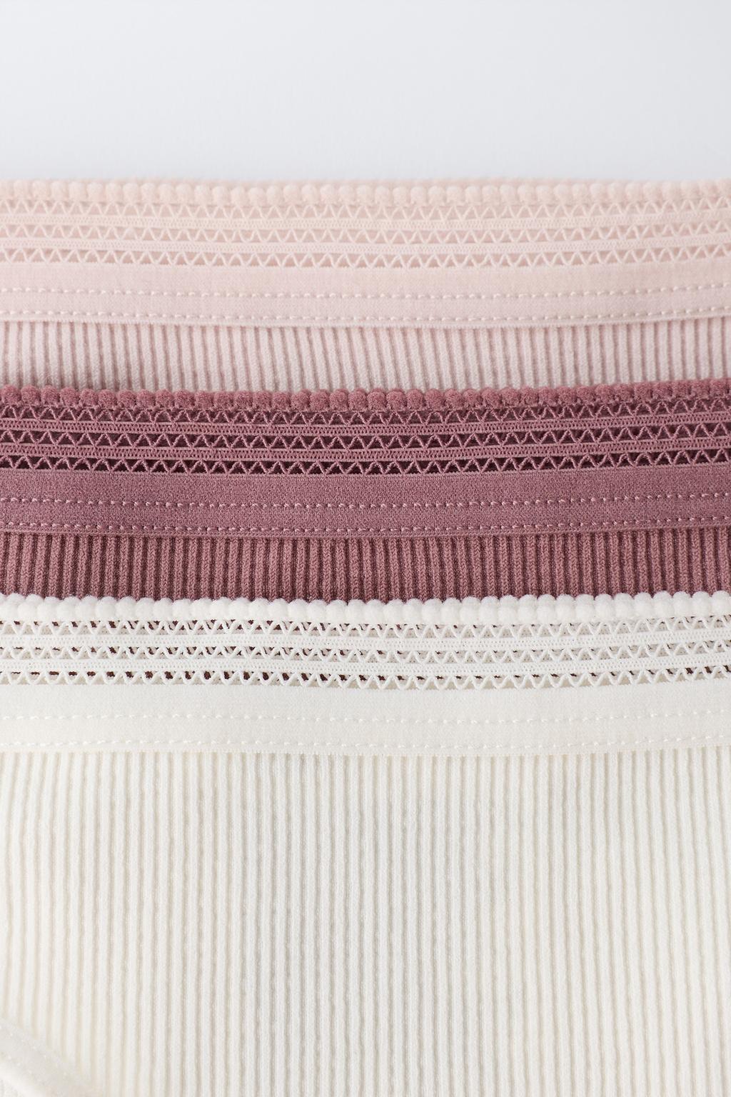 Тройной набор безшовных трусов с эластичным поясом