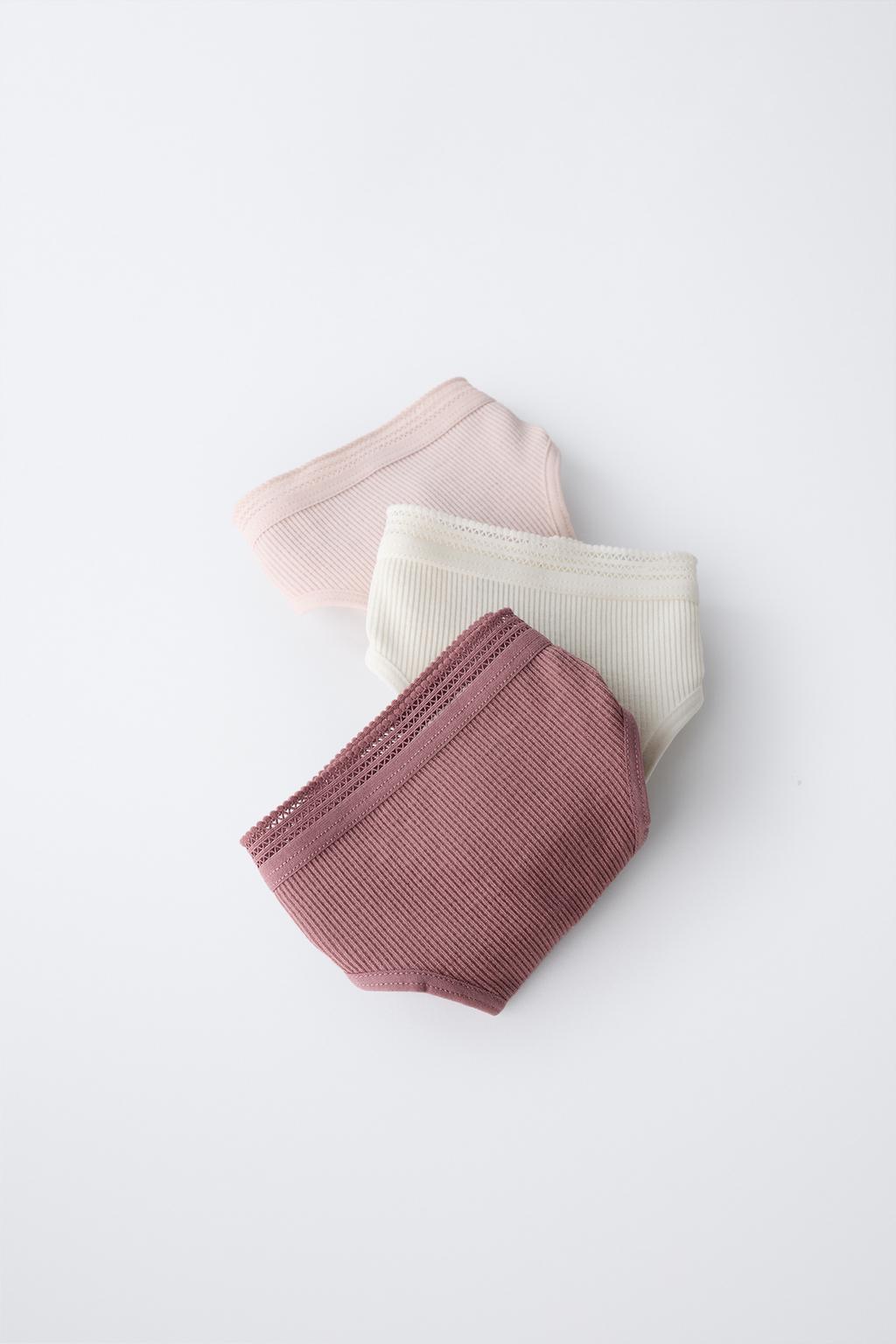 Тройной набор безшовных трусов с эластичным поясом