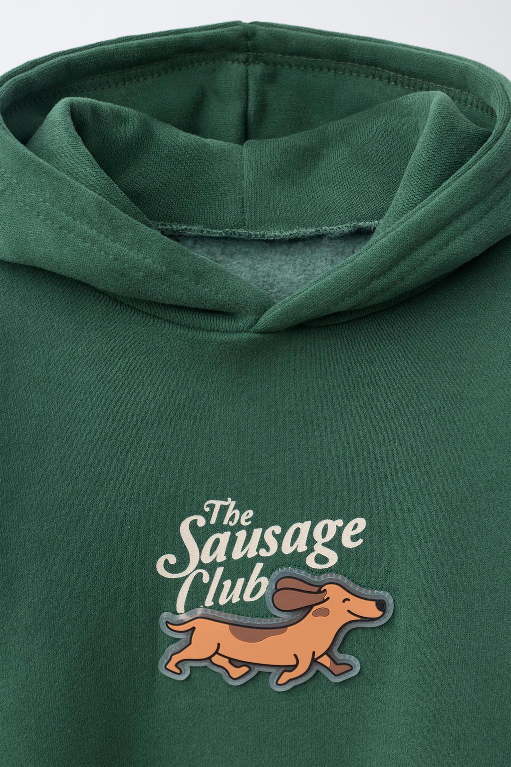 ХУДИ С КАПЮШОНОМ И ИЗОБРАЖЕНИЕМ ТАКСЫ