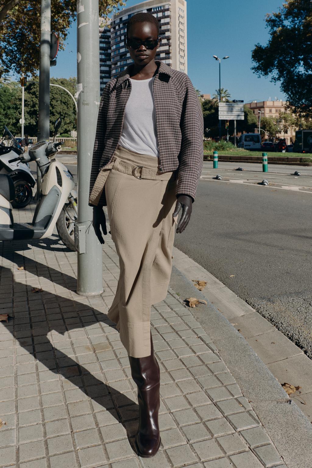 УТЕПЛЕННЫЙ БОМБЕР С УЗОРОМ «ГУСИНАЯ ЛАПКА»