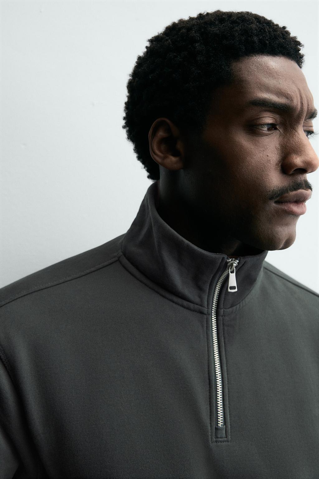 БАЗОВАЯ ТОЛСТОВКА С ВОРОТНИКОМ НА МОЛНИИ