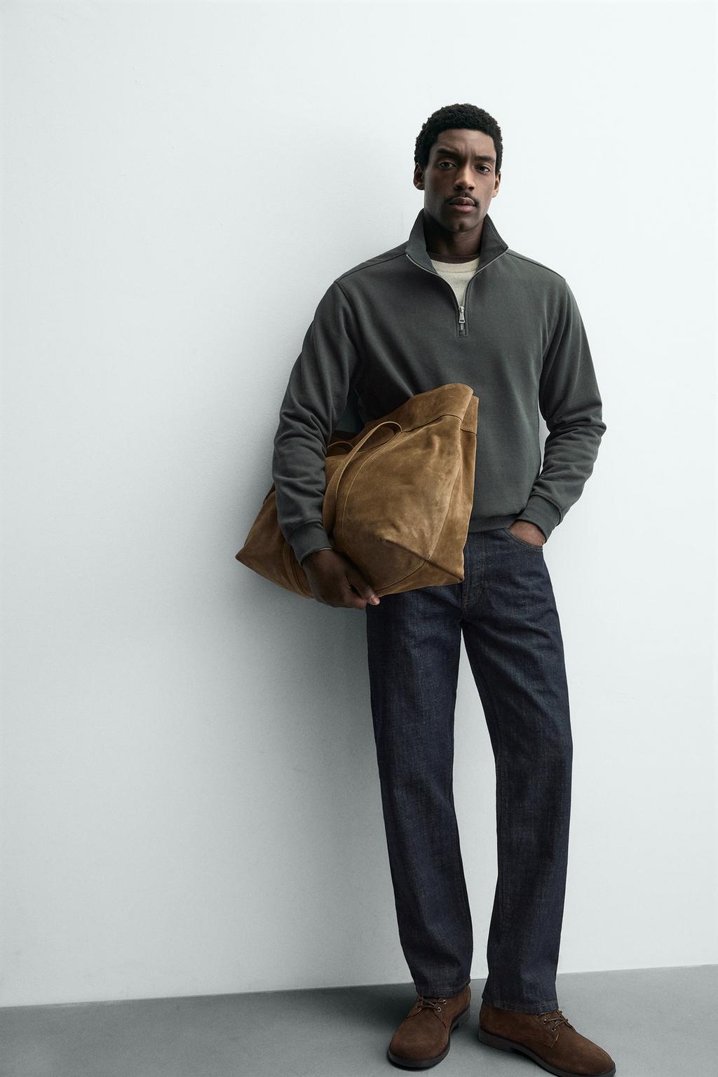 БАЗОВАЯ ТОЛСТОВКА С ВОРОТНИКОМ НА МОЛНИИ