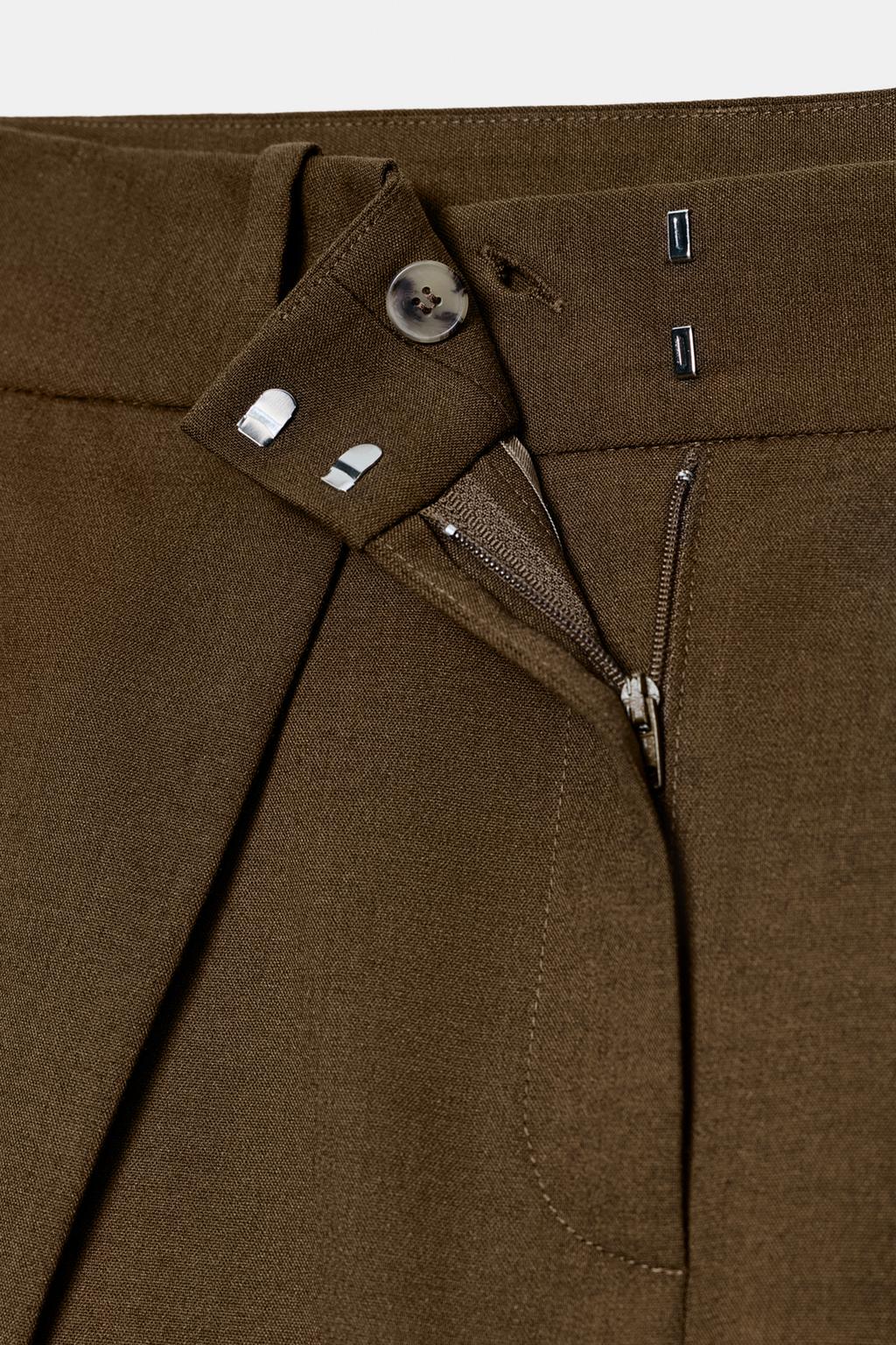 ОБЪЕМНЫЕ БРЮКИ С ЗАЩИПАМИ — ZW COLLECTION