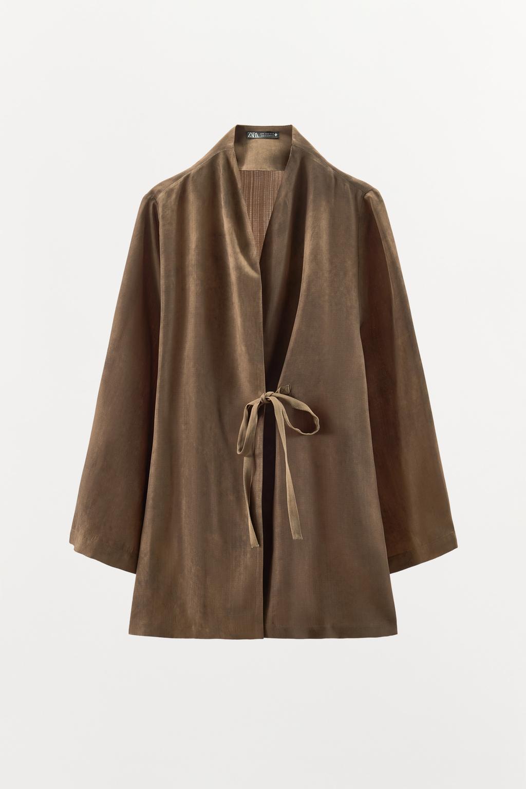 РУБАШКА С ЗАПАХОМ И ПРИНТОМ