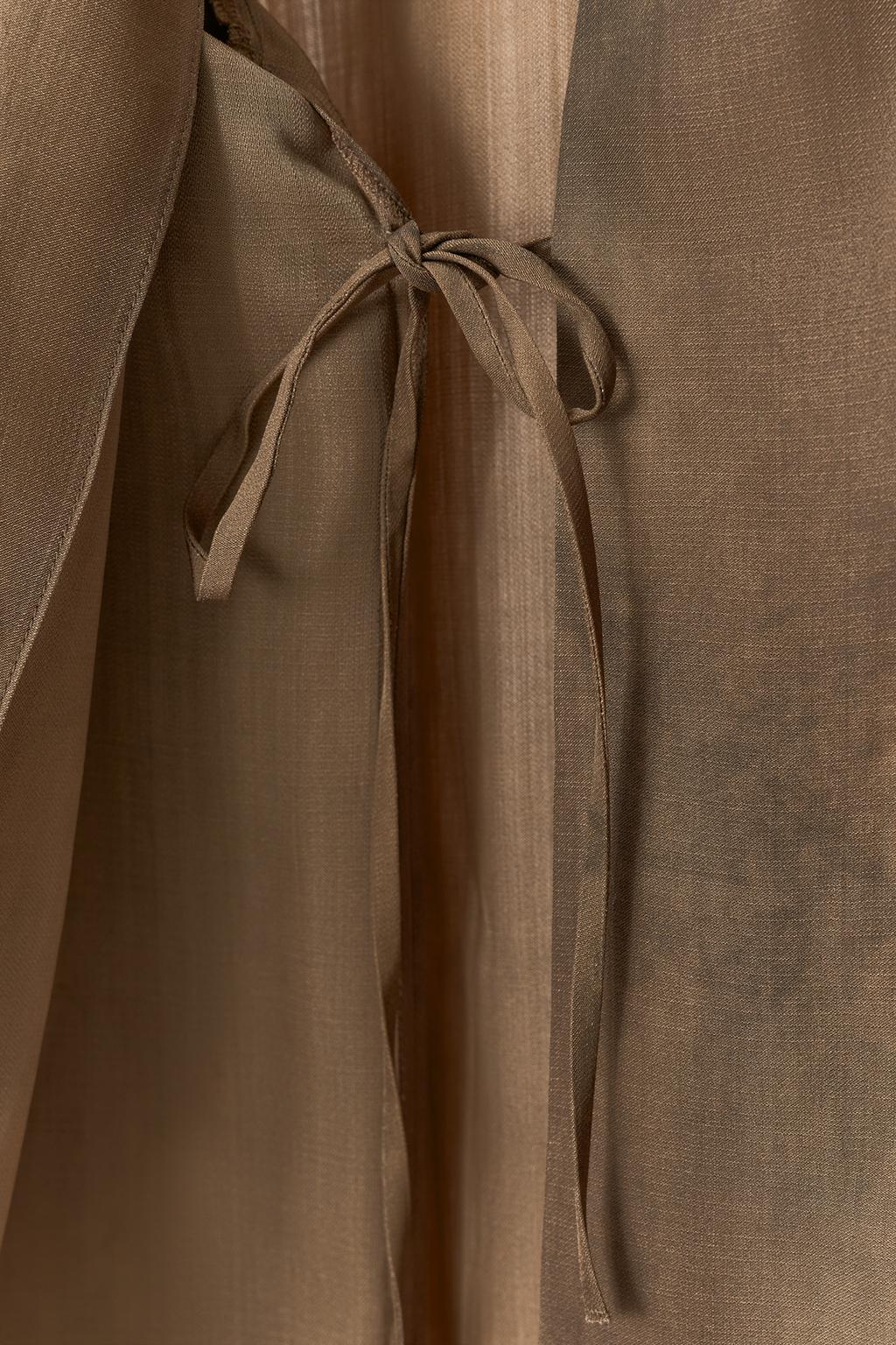 РУБАШКА С ЗАПАХОМ И ПРИНТОМ