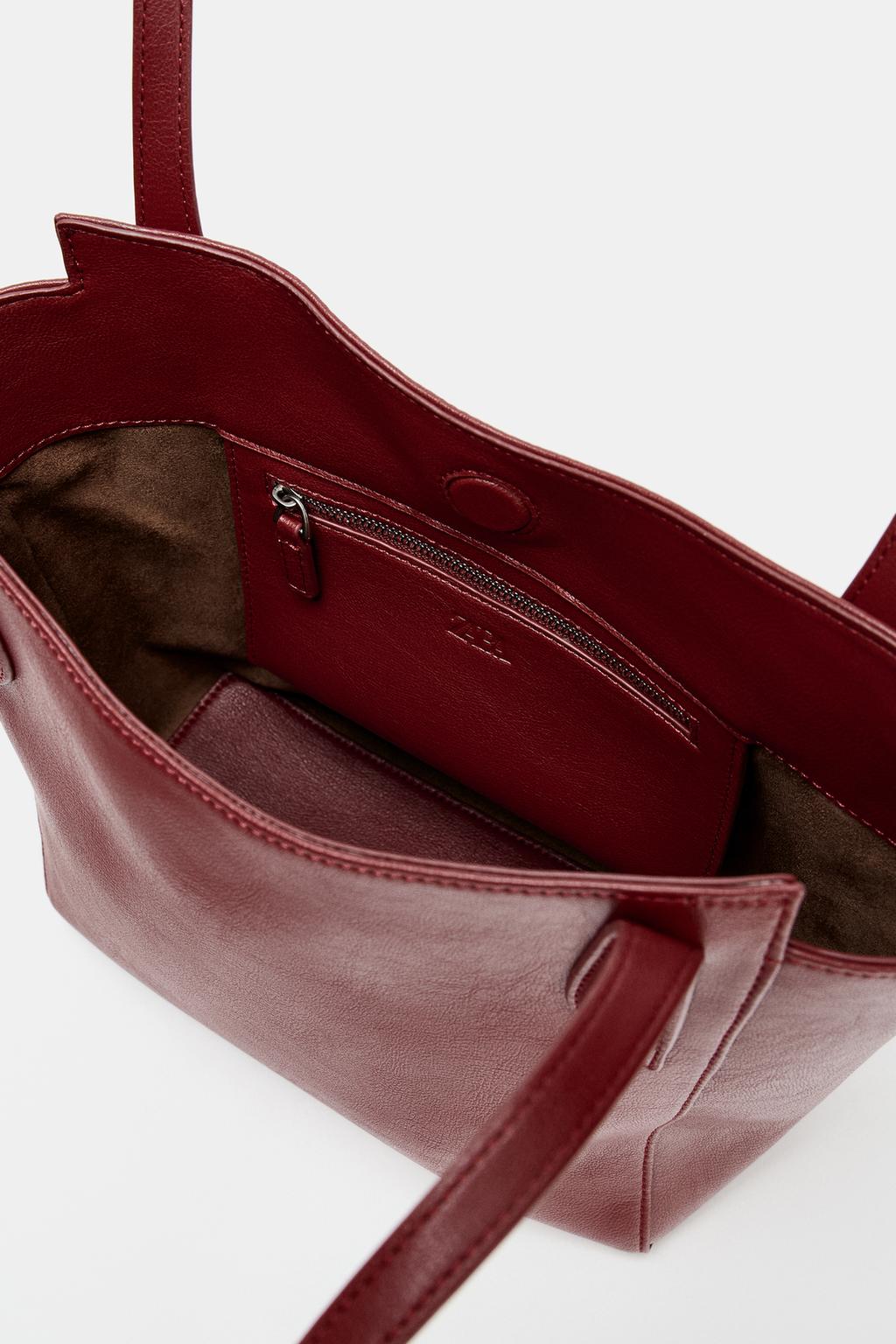 МИНИ-СУМКА-ШОПЕР С ДЕКОРАТИВНЫМИ РУЧКАМИ