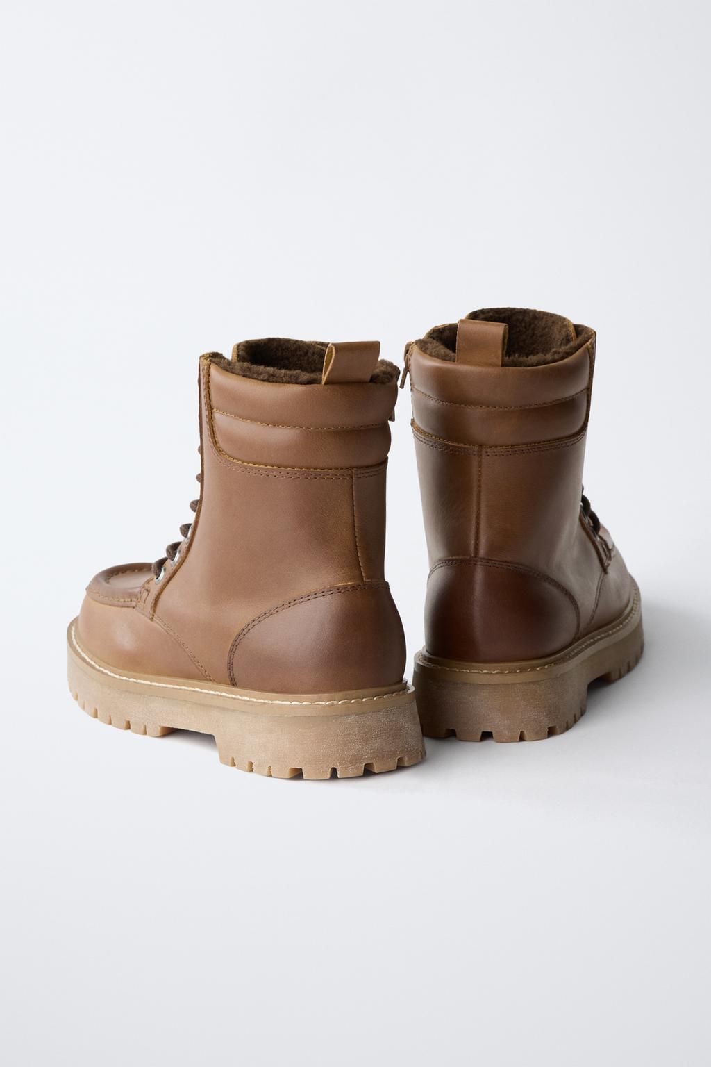 БОТИНКИ КОЖАНЫЕ С ПОДКЛАДКОЙ