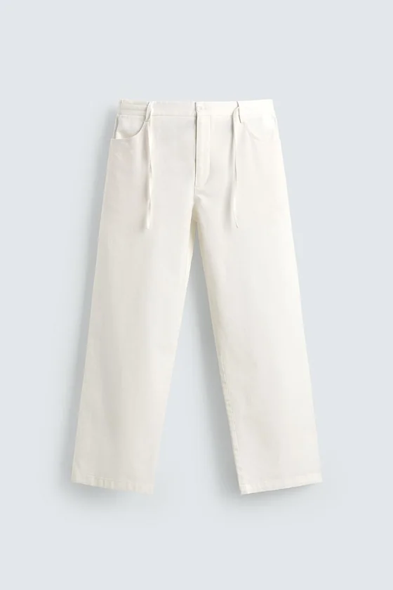 СТРУЯЩИЕСЯ БРЮКИ RELAXED FIT