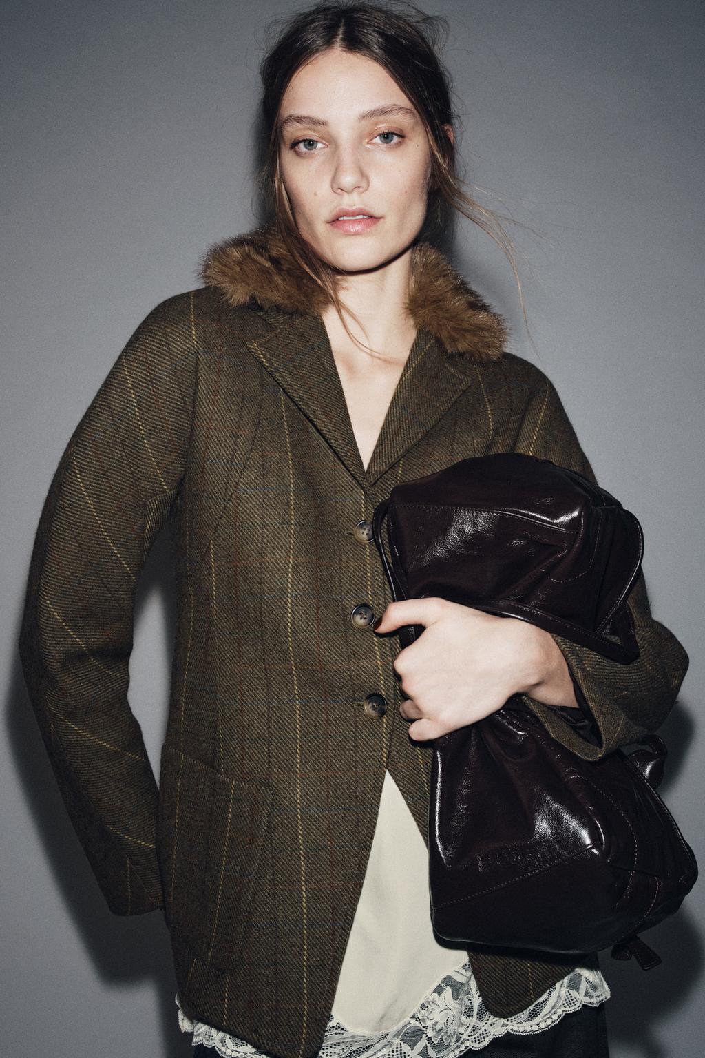 БЛЕЙЗЕР ИЗ СМЕСОВОЙ ШЕРСТИ — ZW COLLECTION