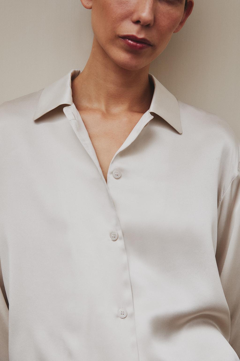 Шелковая рубашка