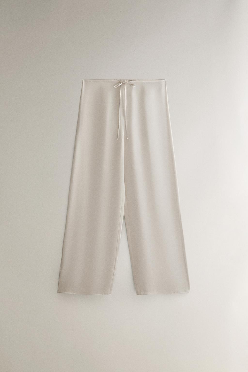 Брюки из шелка