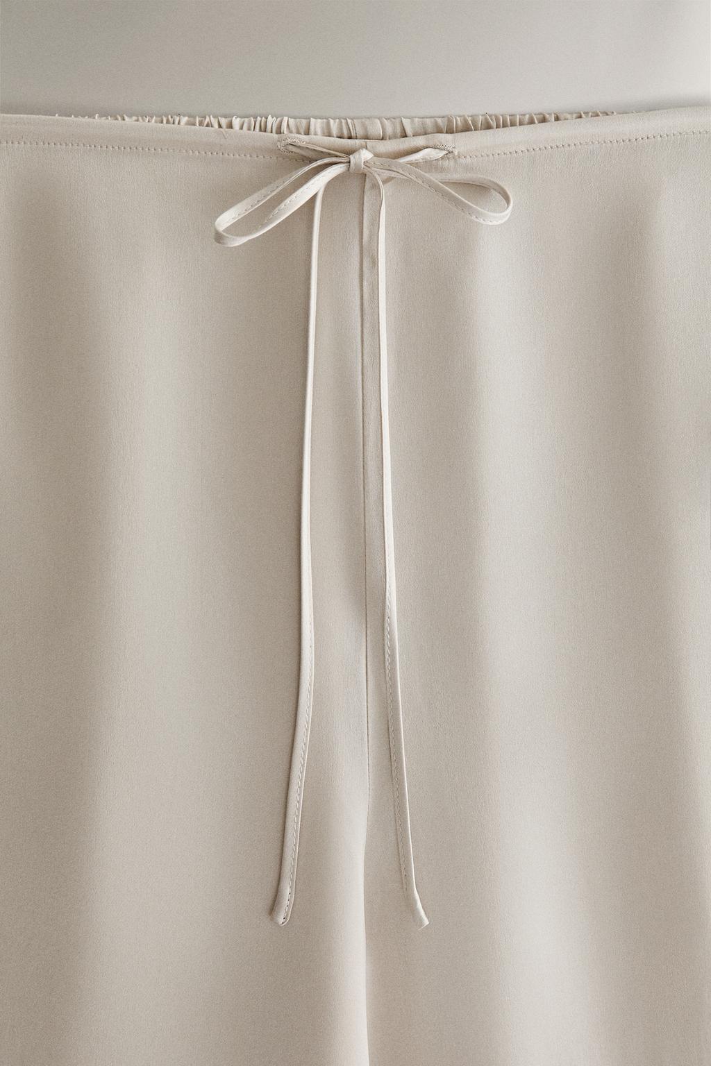 Брюки из шелка