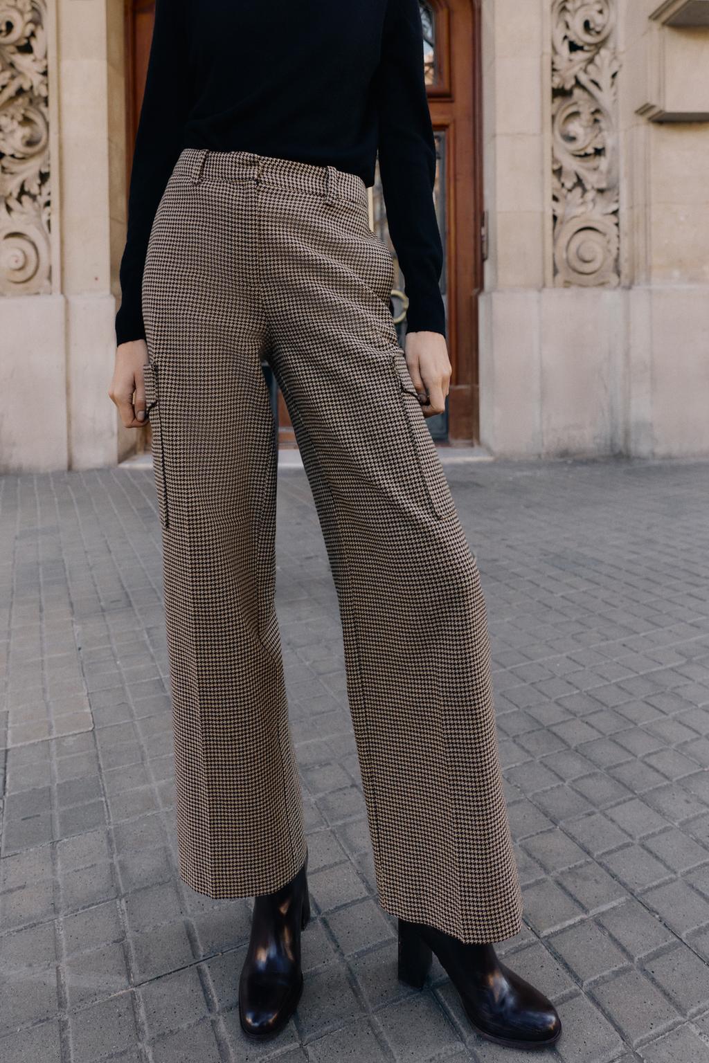 БРЮКИ КАРГО «ГУСИНАЯ ЛАПКА»