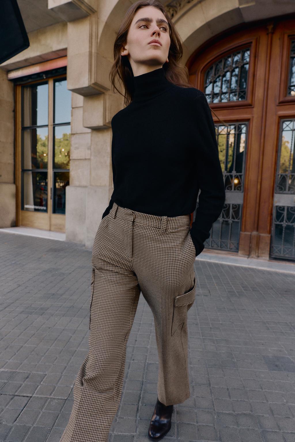 БРЮКИ КАРГО «ГУСИНАЯ ЛАПКА»