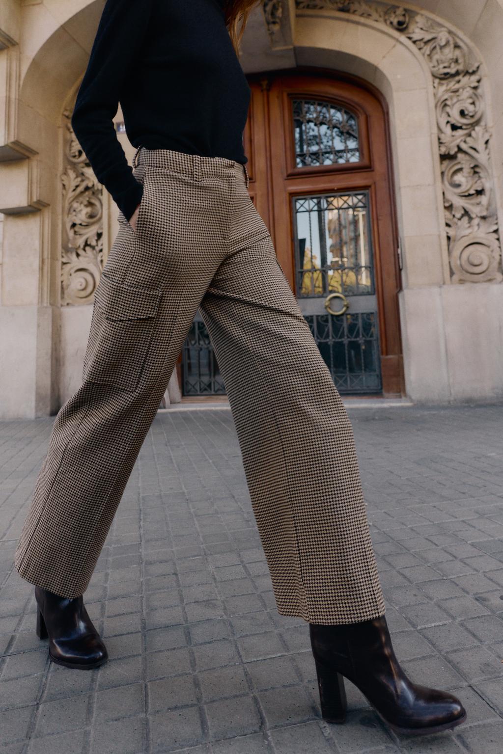 БРЮКИ КАРГО «ГУСИНАЯ ЛАПКА»