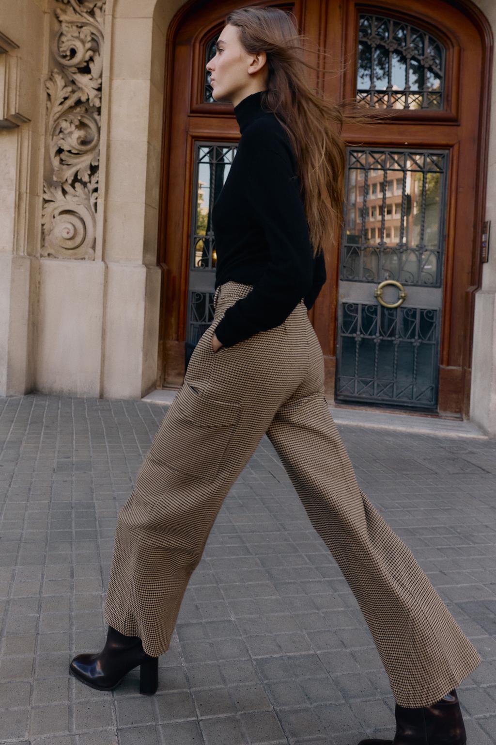 БРЮКИ КАРГО «ГУСИНАЯ ЛАПКА»