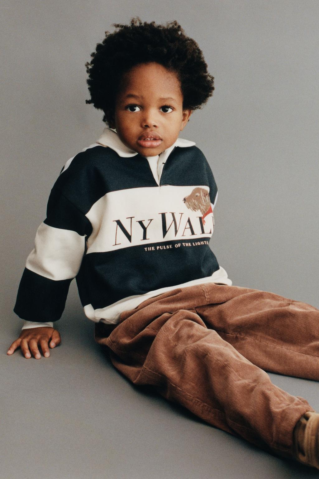 ПОЛО В ПОЛОСКУ С ПРИНТОМ «СОБАКА»