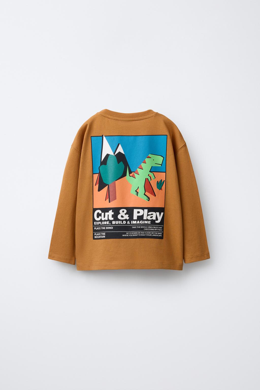 ФУТБОЛКА С ПРИНТОМ «ДИНОЗАВРЫ»