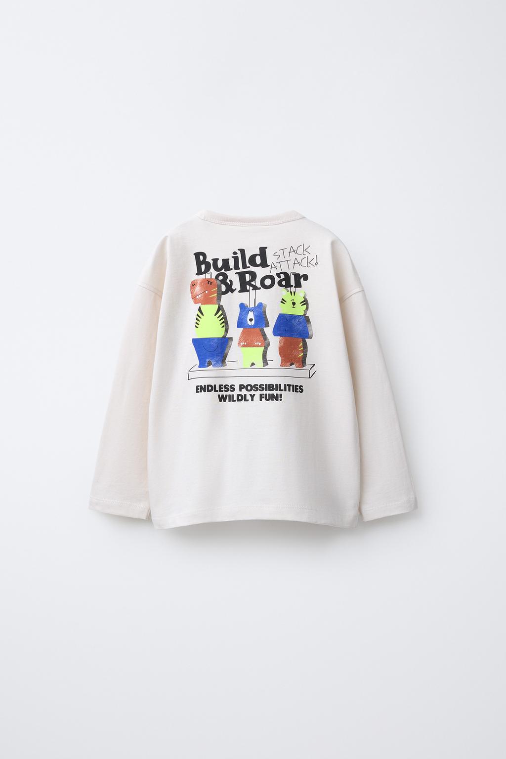 ЛОНГСЛИВ С ПРИНТОМ «МИШКИ»